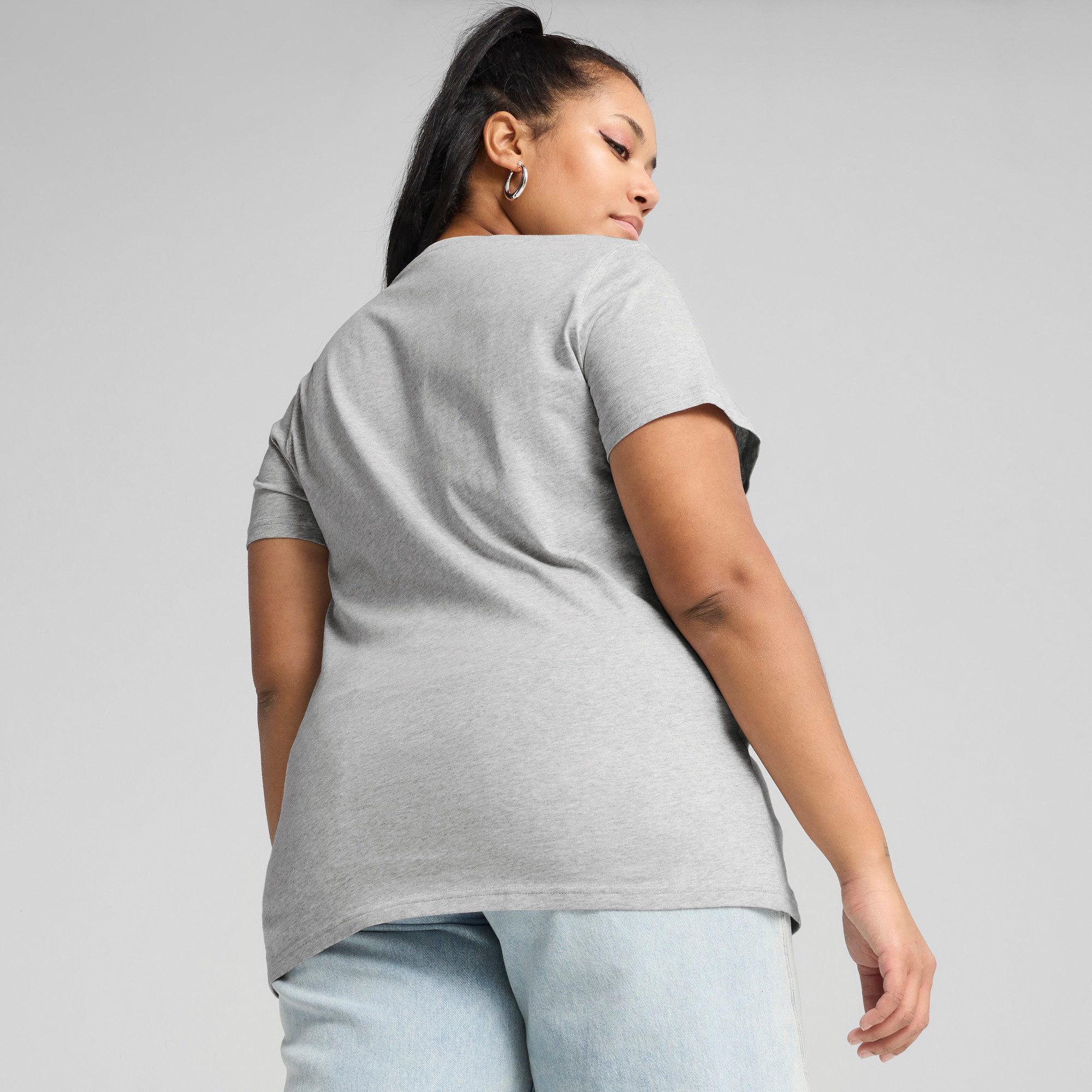 PUMA T-Shirt ESS NO. 1 LOGO TEE reguläre Passform, Kurzarm, für sportlichen Look im Alltag