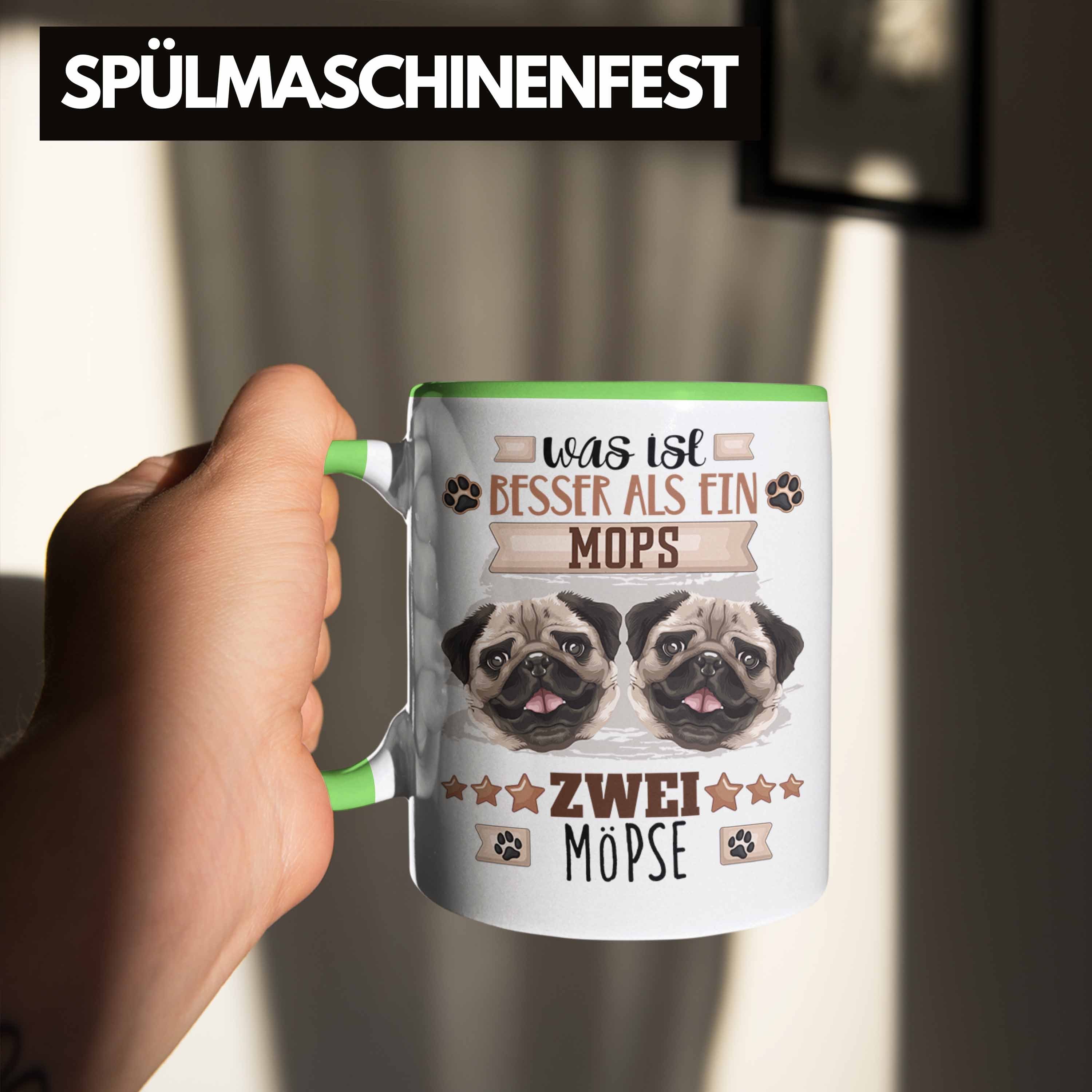 Was Grün Lustiger Geschenk Tasse Mops Spruch Tasse Geschenkidee Besitzer Ist Trendation Bess