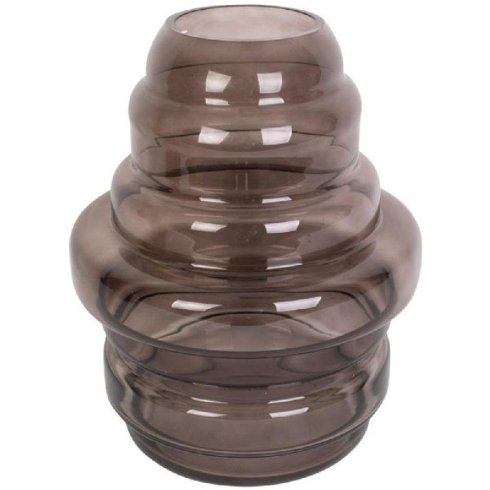 Present Time Dekovase Vase Distinct Glas Chocolate Brown (20x25cm)