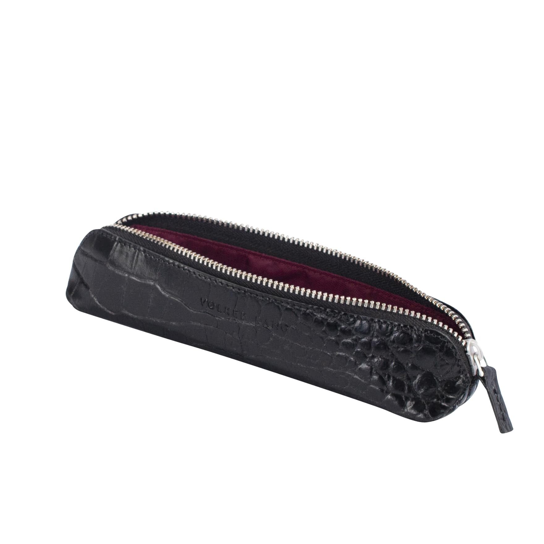 Thumbnail - VOLKER LANG Federmäppchen TRAÇAGE, NC4 - Schmales Vintage-Leder Etui für Schreibwaren