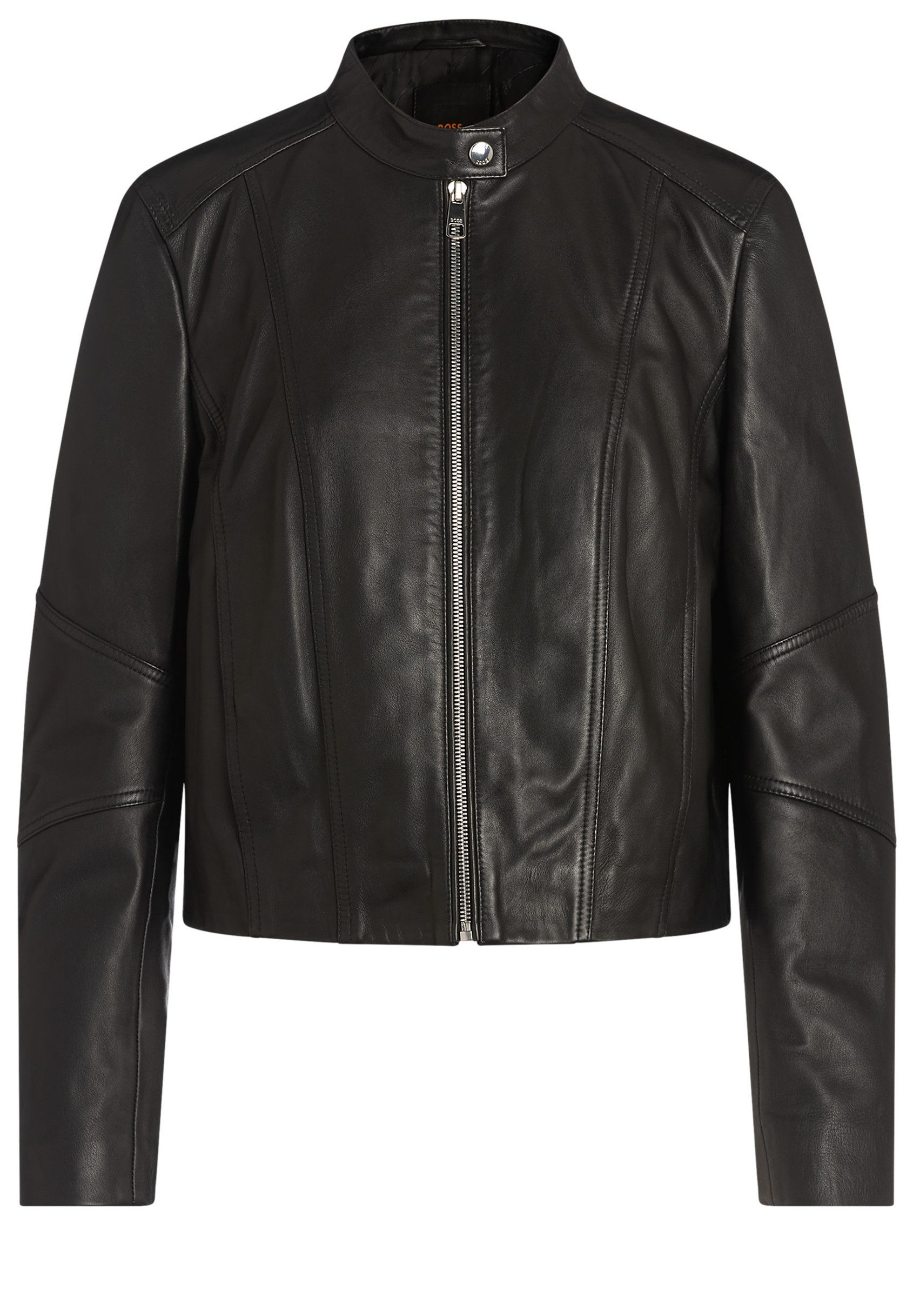 BOSS ORANGE Lederjacke 10262756 01 (1-St) günstig online kaufen