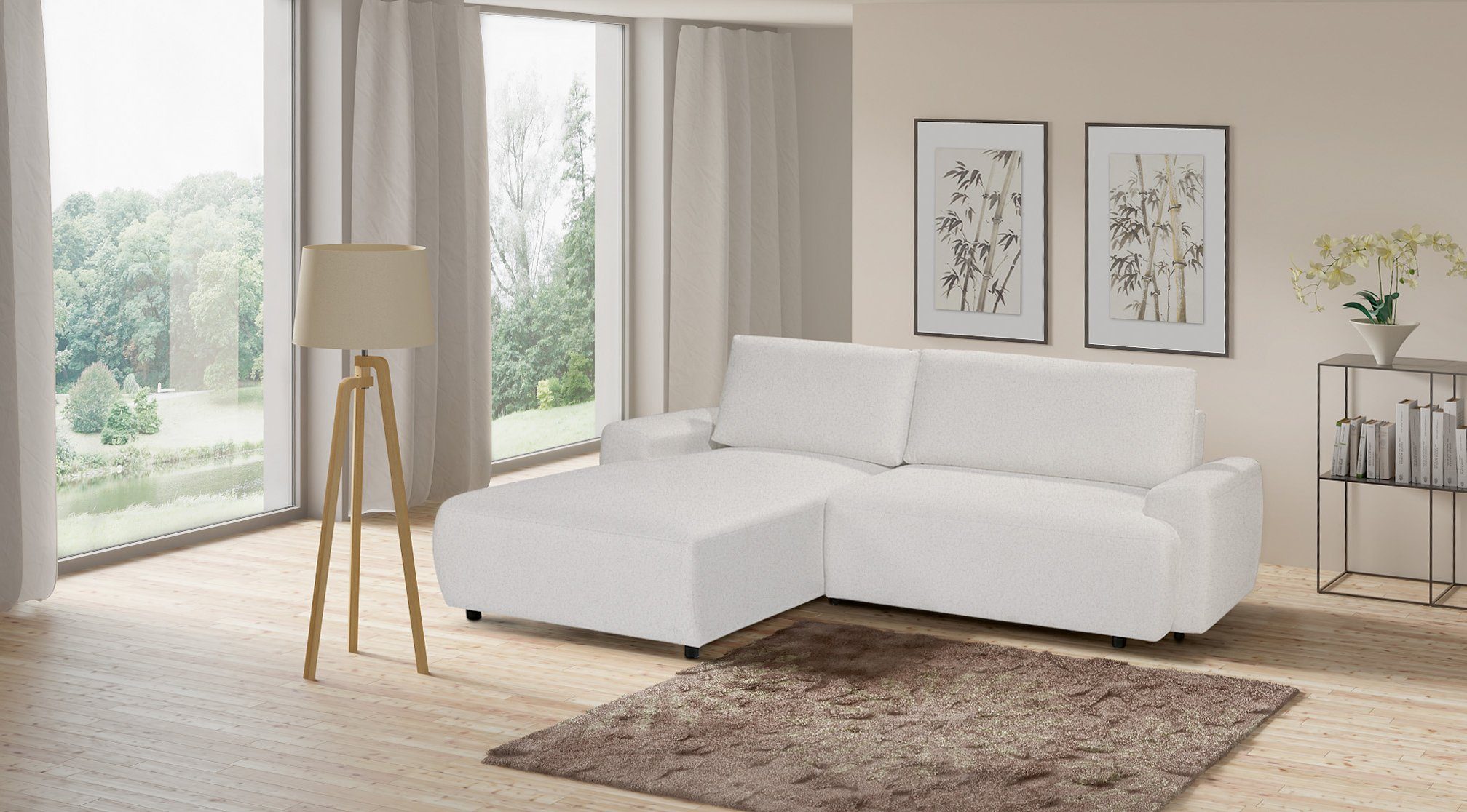 fashion 2 - angenehmen und exxpo sofa Teile, in Bettfunktion Bettkasten inklusive Ecksofa, Bezug,
