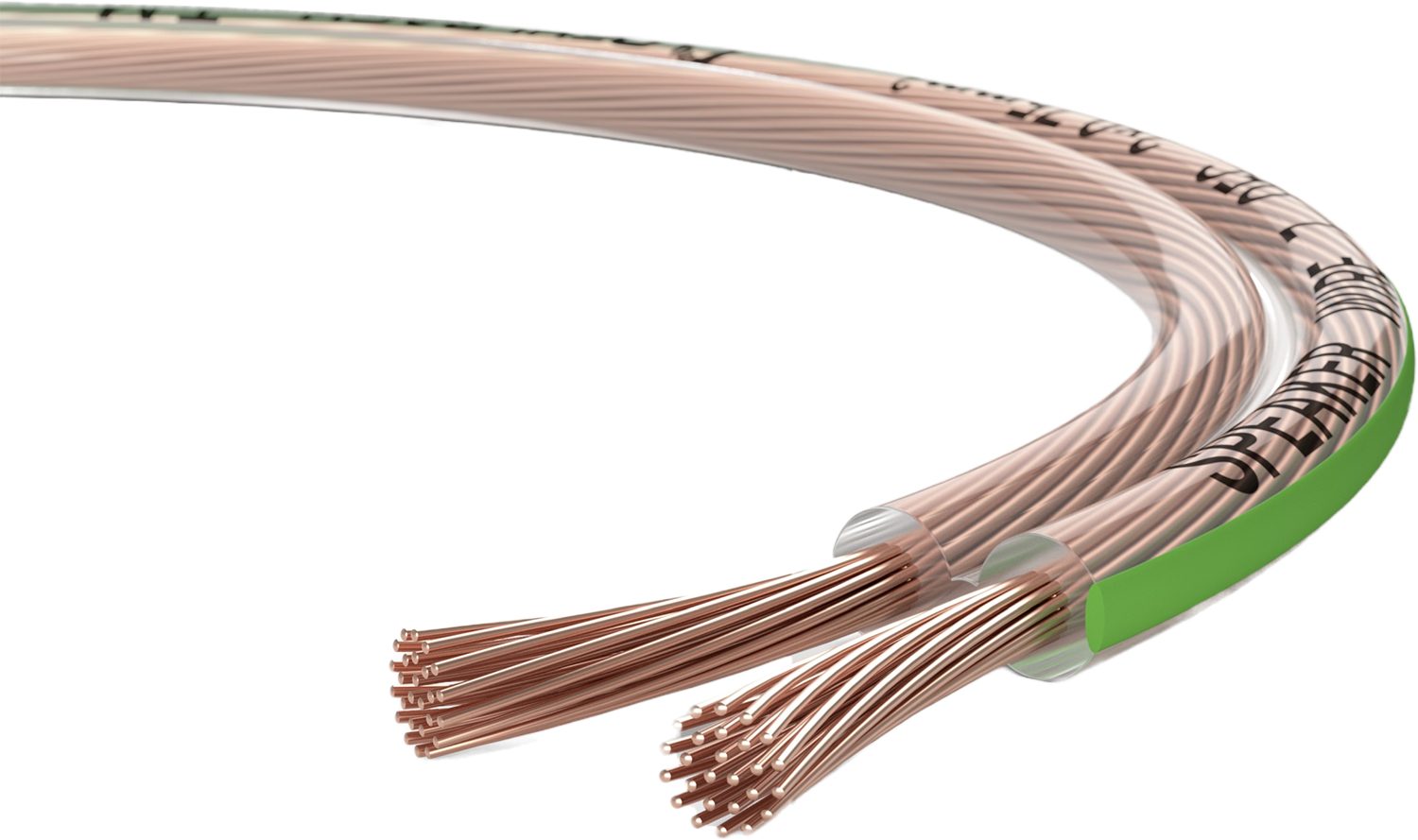 OEHLBACH Speaker Wire SP-7 Lautsprecherkabel 2 x 0,75 mm² Audio-Kabel, offnes Ende, offnes Ende (1000 cm), Hochwertiges Kupfer, Flexibel