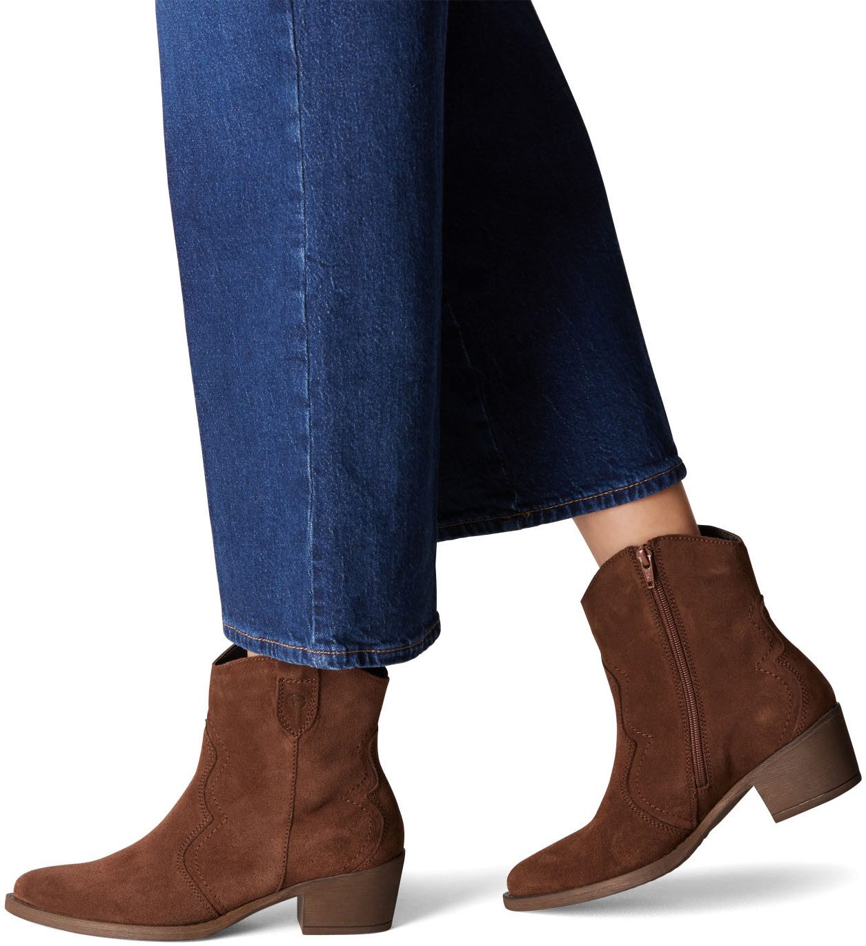 Tamaris Cowboy Stiefelette, Blockabsatz, Festival, Western-Boots günstig online kaufen