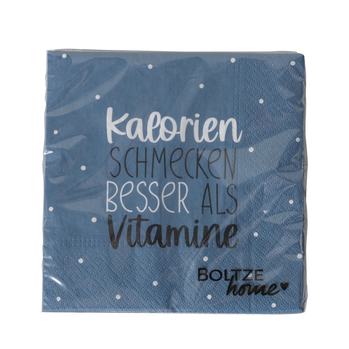BOLTZE Papierserviette Weihnachtsservietten mit Spruch für festliche Tischdeko, (20 St)