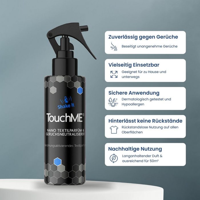 TouchME Duft-Set TouchME professional Gold 5l Berührungsaktiver Duft Kostengünstige Nutzung &amp; Langzeiteffekt Hypoallergen Hautverträglichkeit OR17257