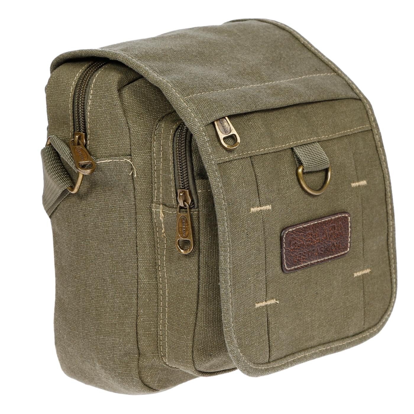 Christian Wippermann Umhängetasche Damen Herren Tasche Canvas Umhängetasche Schultertasche (1 tlg), Crossover Bag Handtasche