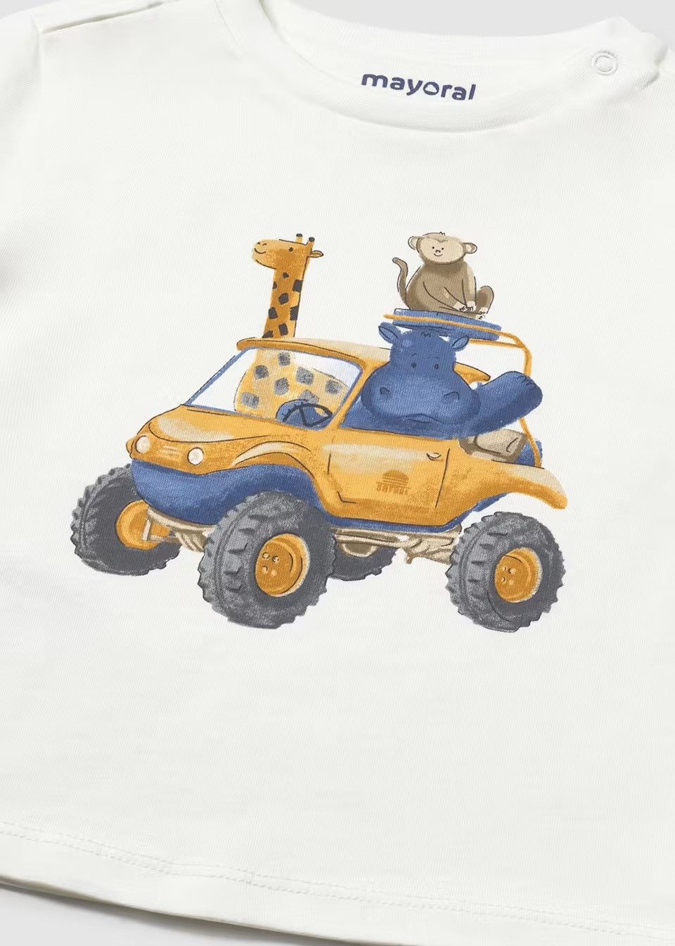 Mayoral Print-Shirt Mayoral Baby T-Shirt mit Fahrzeugmotiv (1010-10)