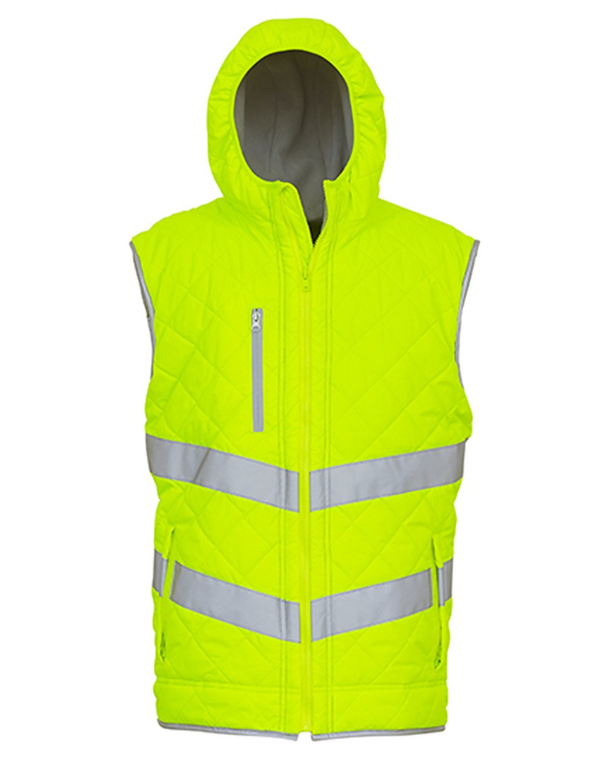 YOKO Warnweste Hi-Vis Kensington Hooded Gilet