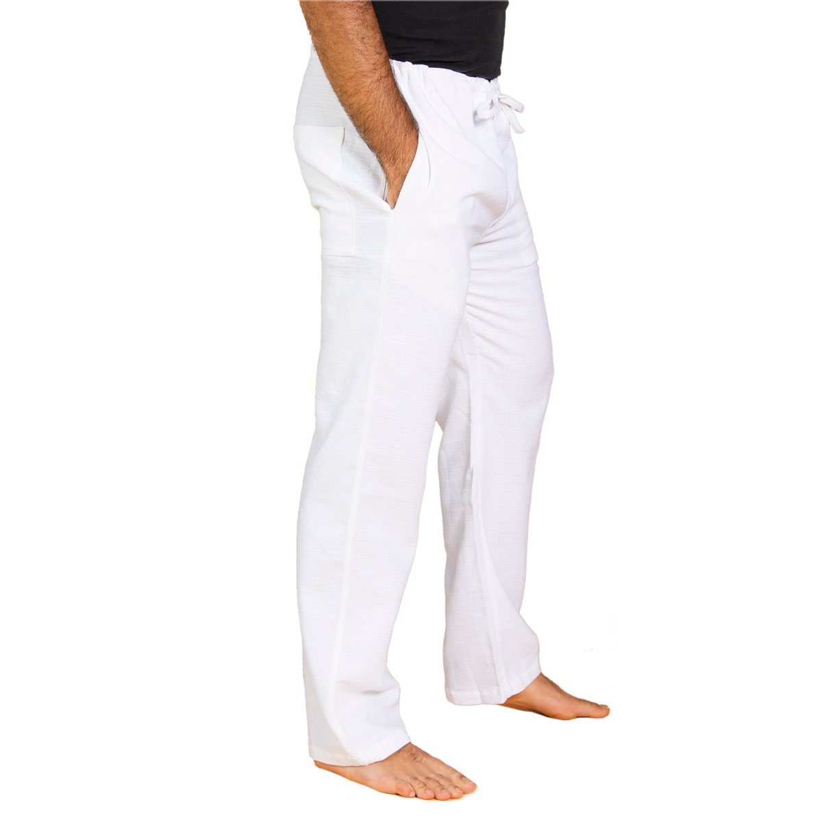 PANASIAM Wellnesshose Klassische Baumwoll-Bundhose T02 Wohlfühlhose ohne Re günstig online kaufen