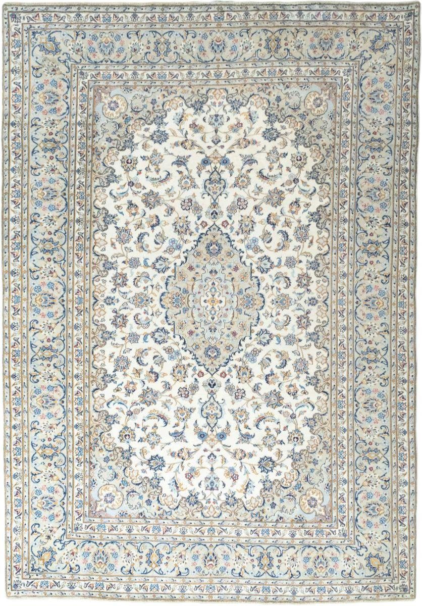 Orientteppich Keshan 241x347 Handgeknüpfter Orientteppich / Perserteppich, Nain Trading, rechteckig, Höhe: 12 mm