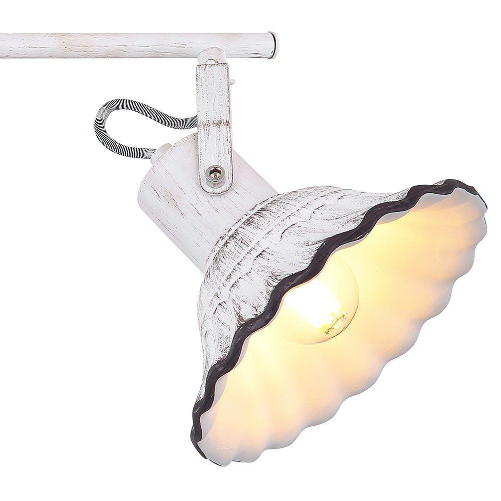 schwenkbar LED Leuchtmittel Deckenlampe nicht Deckenleuchte Keramik Spotleiste Deckenspot, weiß etc-shop inklusive,