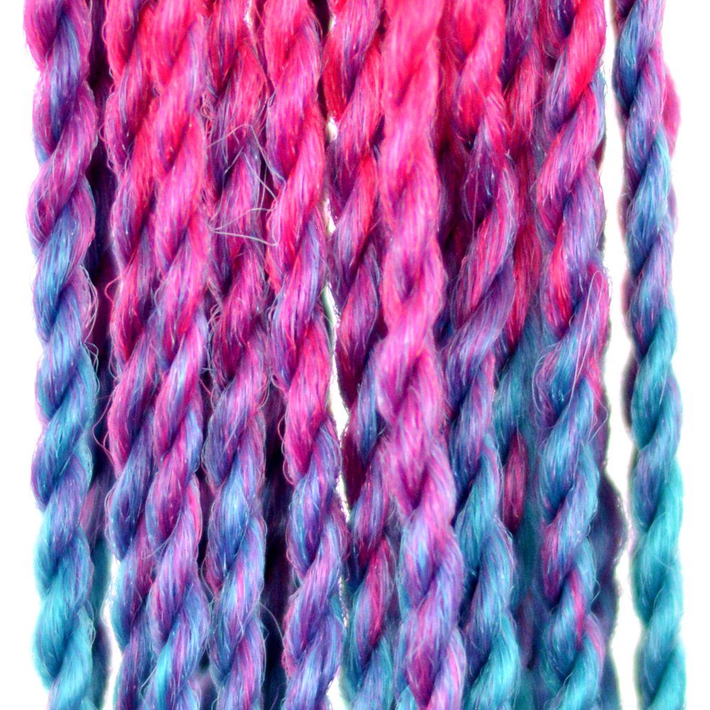 Twist Crochet Braids Zöpfe BRAIDS! 21-SY Senegalese YOUR 3er Ombre MyBraids Pink-Wasserblau Dunkles Kunsthaar-Extension Pack