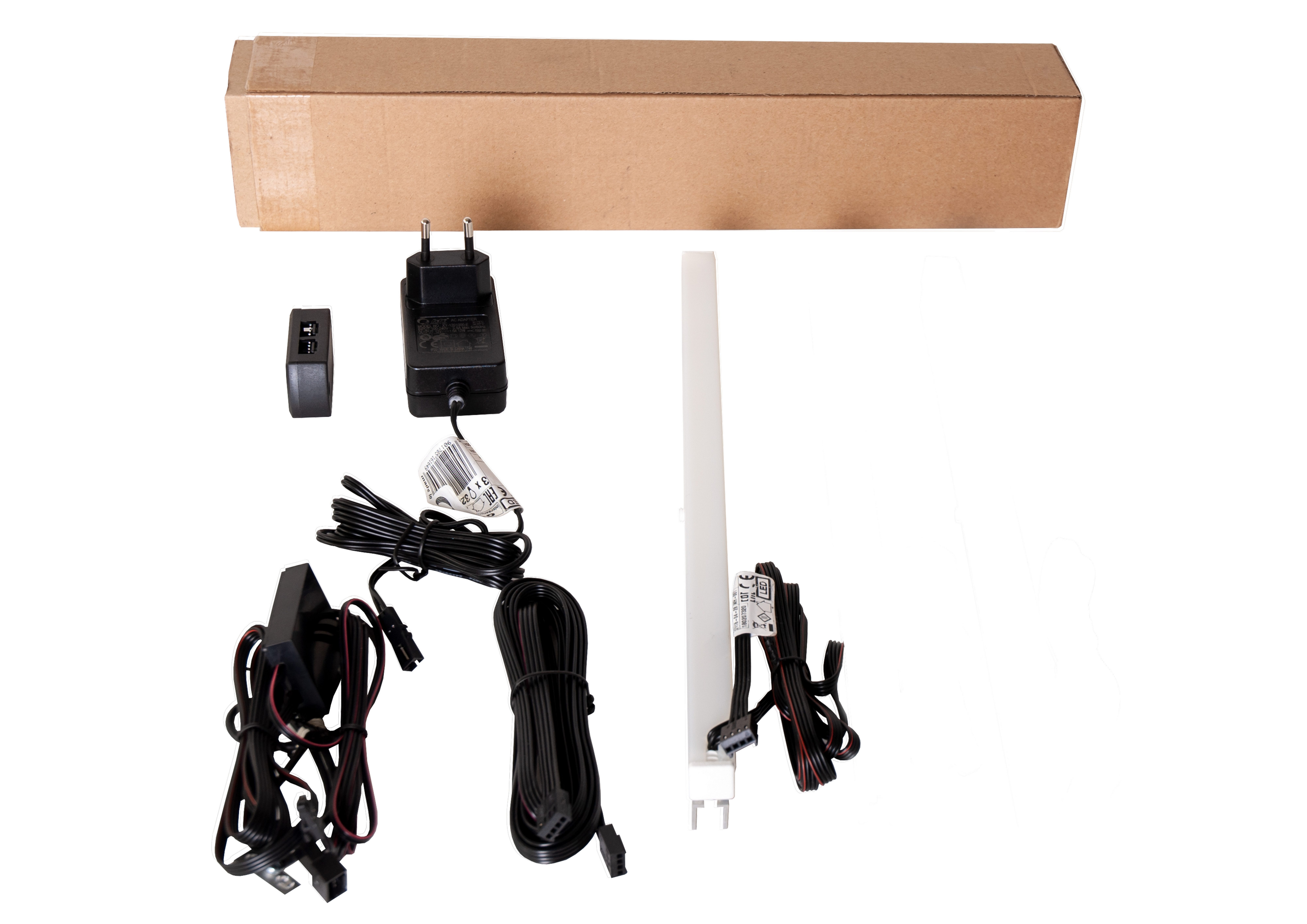 Woodroom LED Glaskantenbeleuchtung, inkl. Touchsensor, Warmweiß, günstig online kaufen