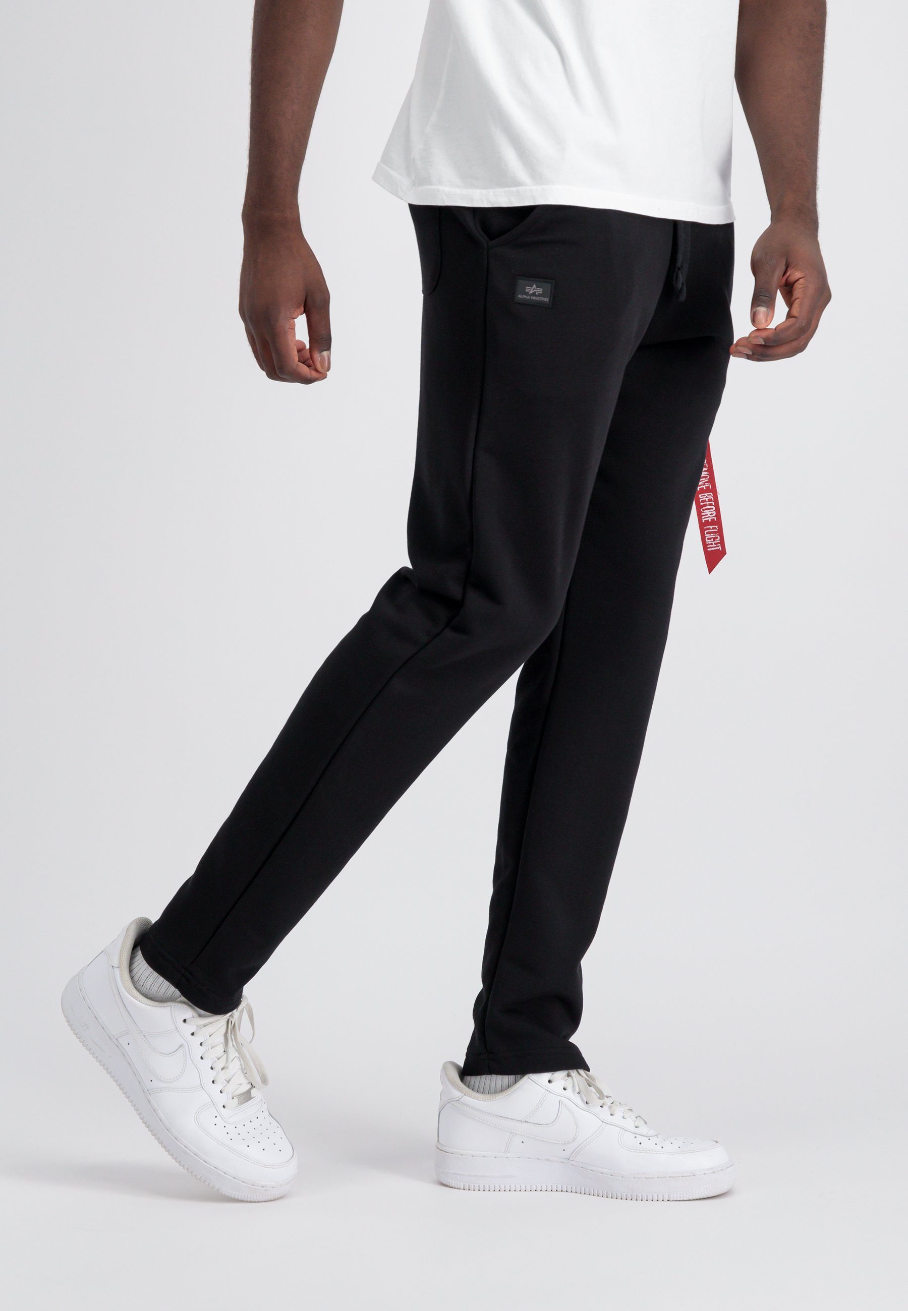 Jogger Men Jogger black S - X-fit Alpha Industries Leg Alpha Jogginghose Industries