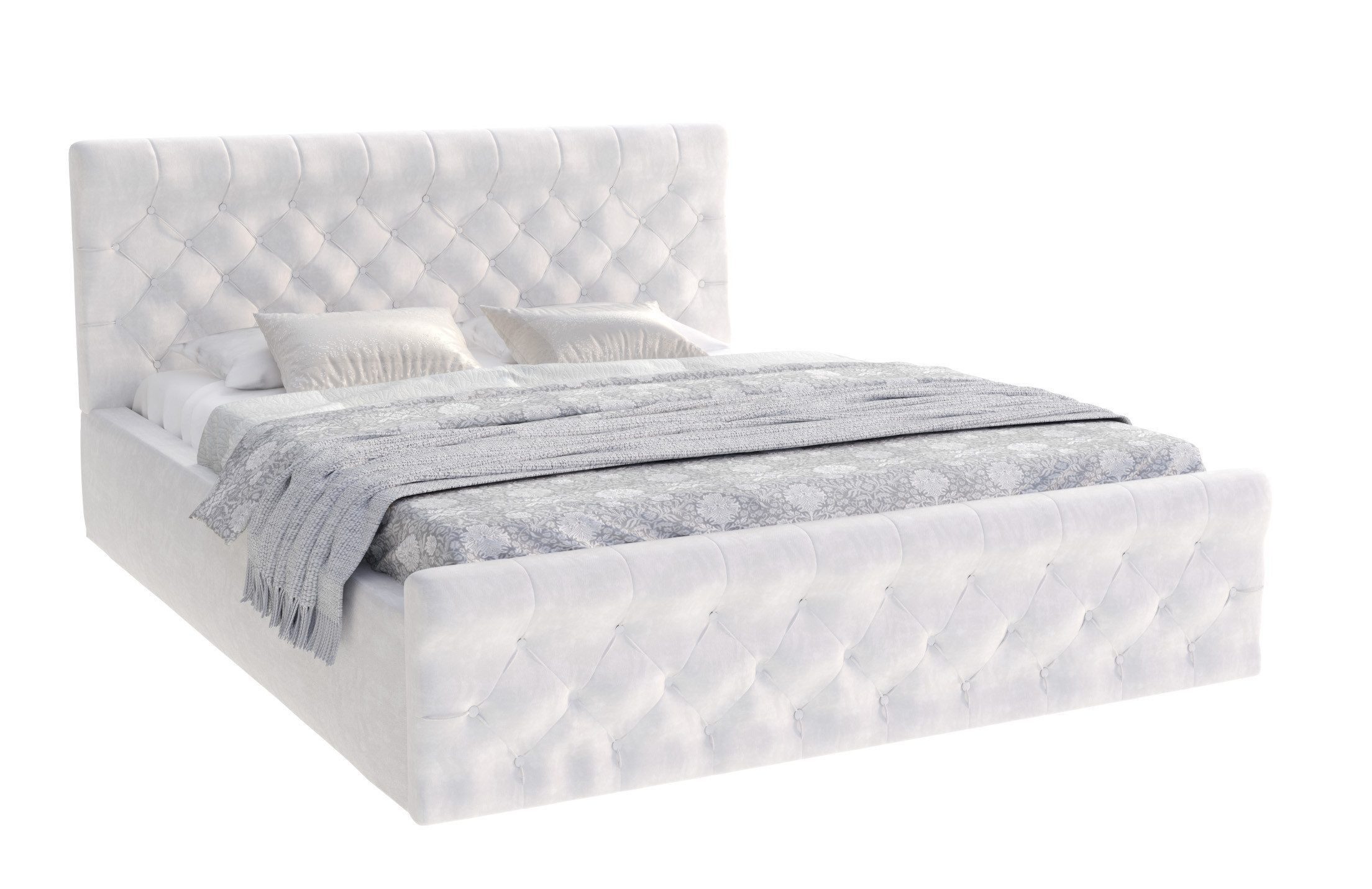 thematys Polsterbett aus Velours 90x200, 120x200, 140x200, 160x200, 180x200 günstig online kaufen