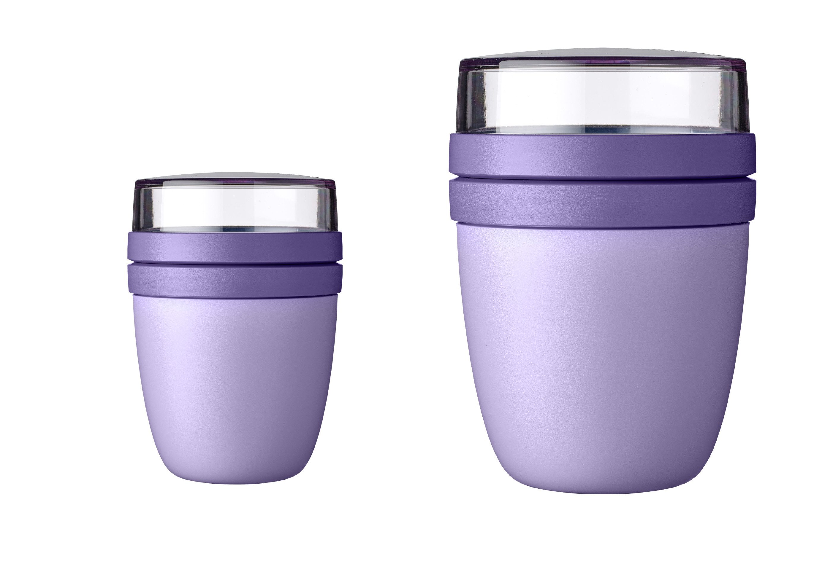 Mepal Lunchbox Lunchpot 2-teilig Kunststoff To Go Frühstück, Polypropylen (PP), PCTG, Für Tiefkühler, Mikrowelle & Spülmaschine, Vivid Lilac