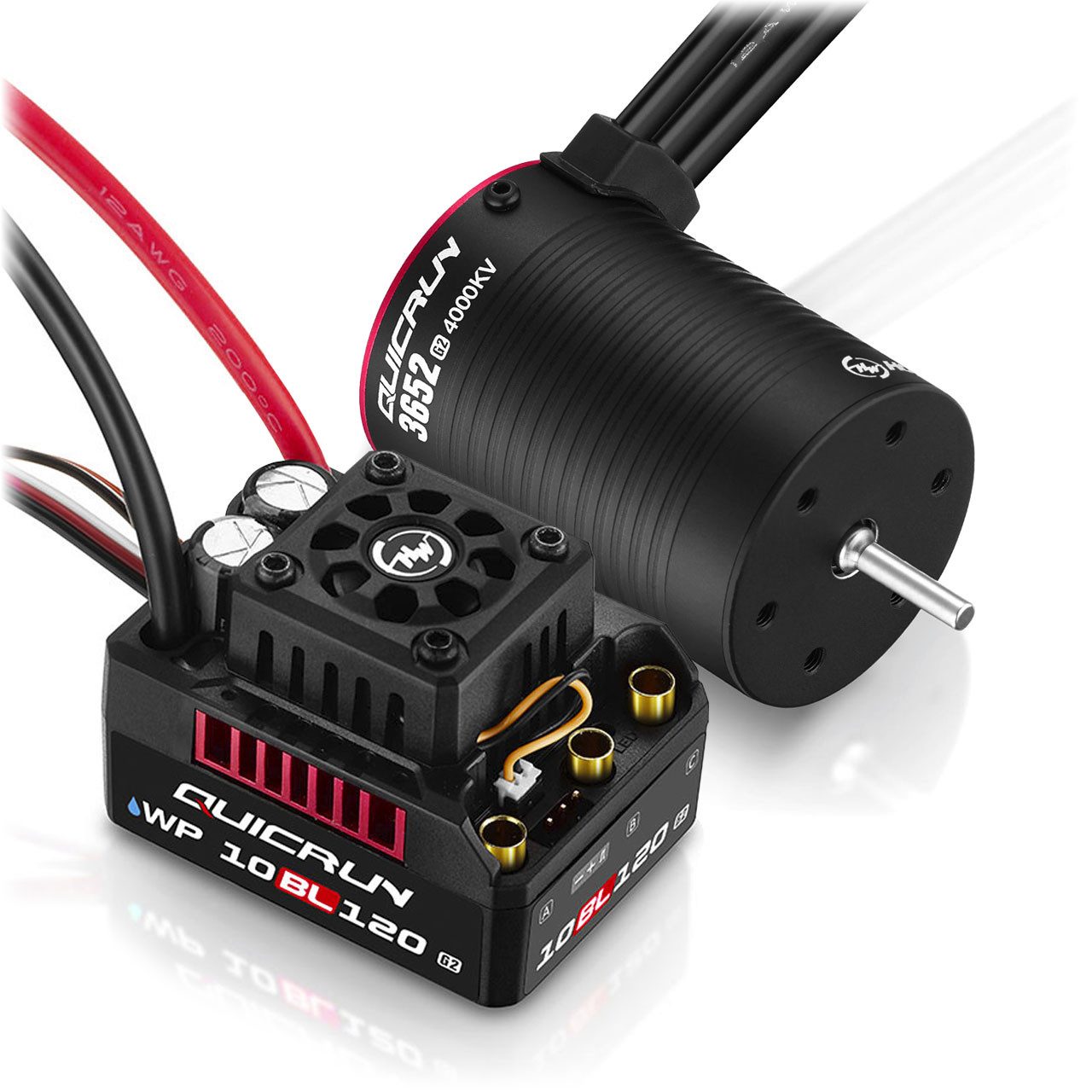 Modellbausatz Hobbywing Combo WP10BL120G2 mit 3652SL-4000KV-G2 HW-38030208