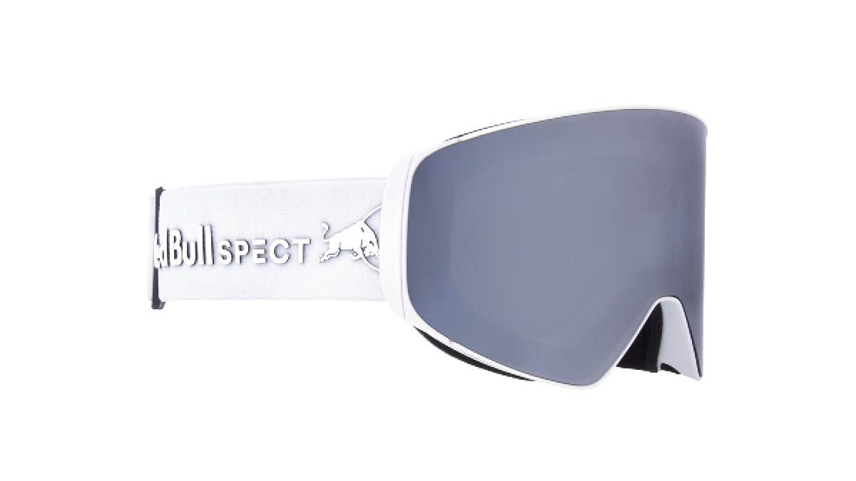 Red Bull SPECT Eyewear Skibrille Red Bull SPECT Skibrille JAM-05 Unisex Weiß/Smoke UV400 Anti-Beschlag