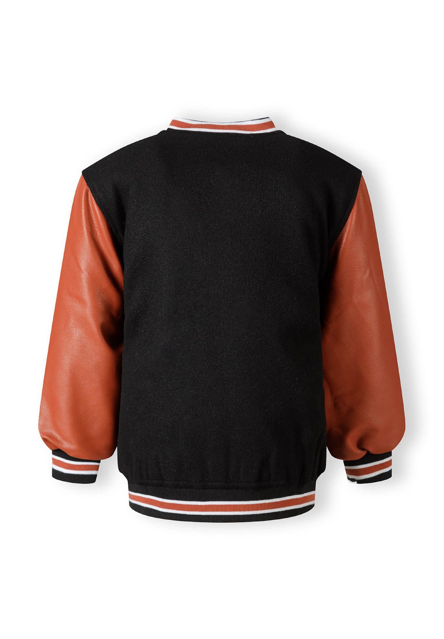 MINOTI Collegejacke Bomberjacke mit Stickerei und Druckknopfverschluss (2–14y) mit Stickerei
