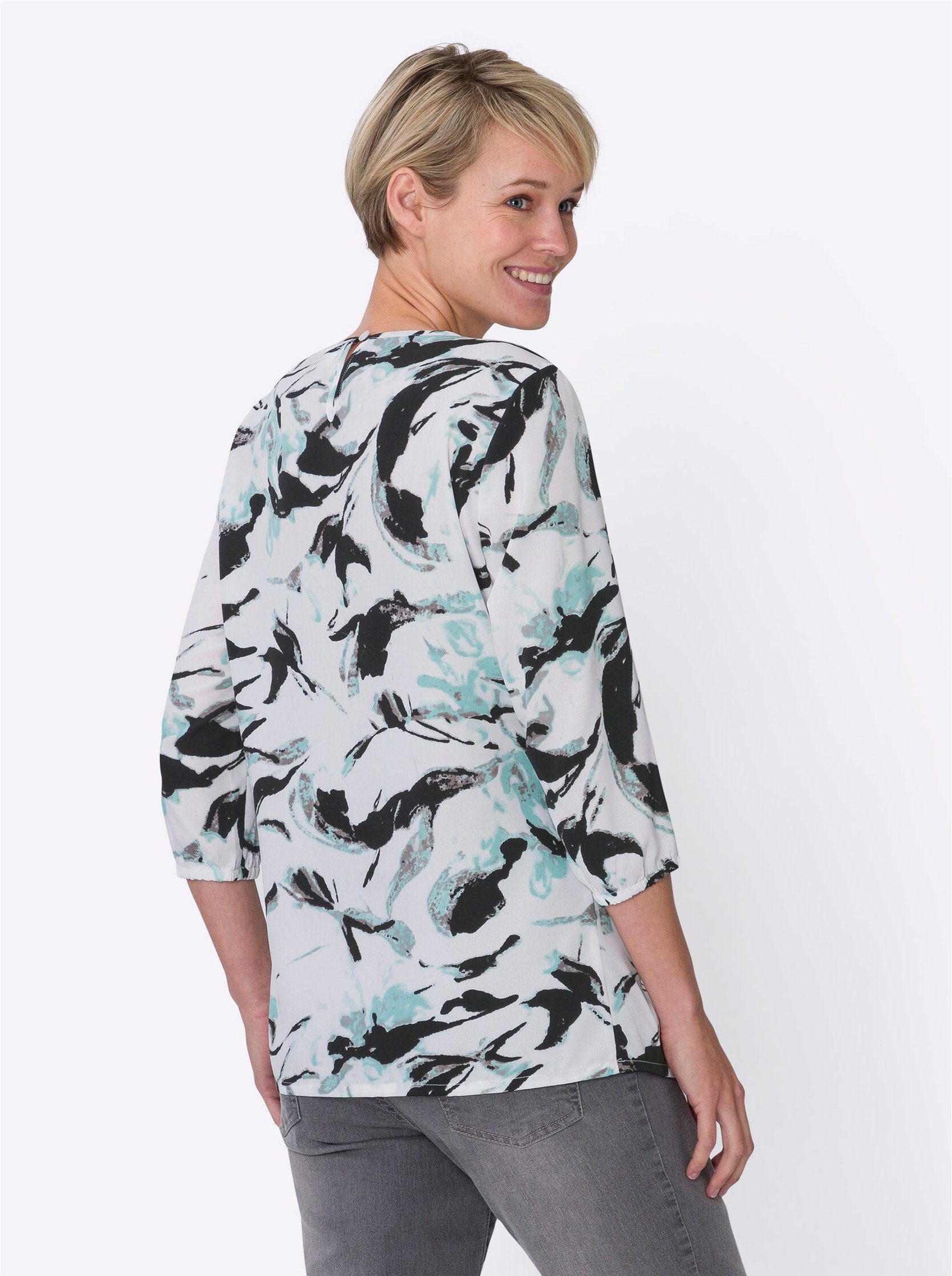 Sieh an! Klassische Bluse Schlupf-Bluse günstig online kaufen