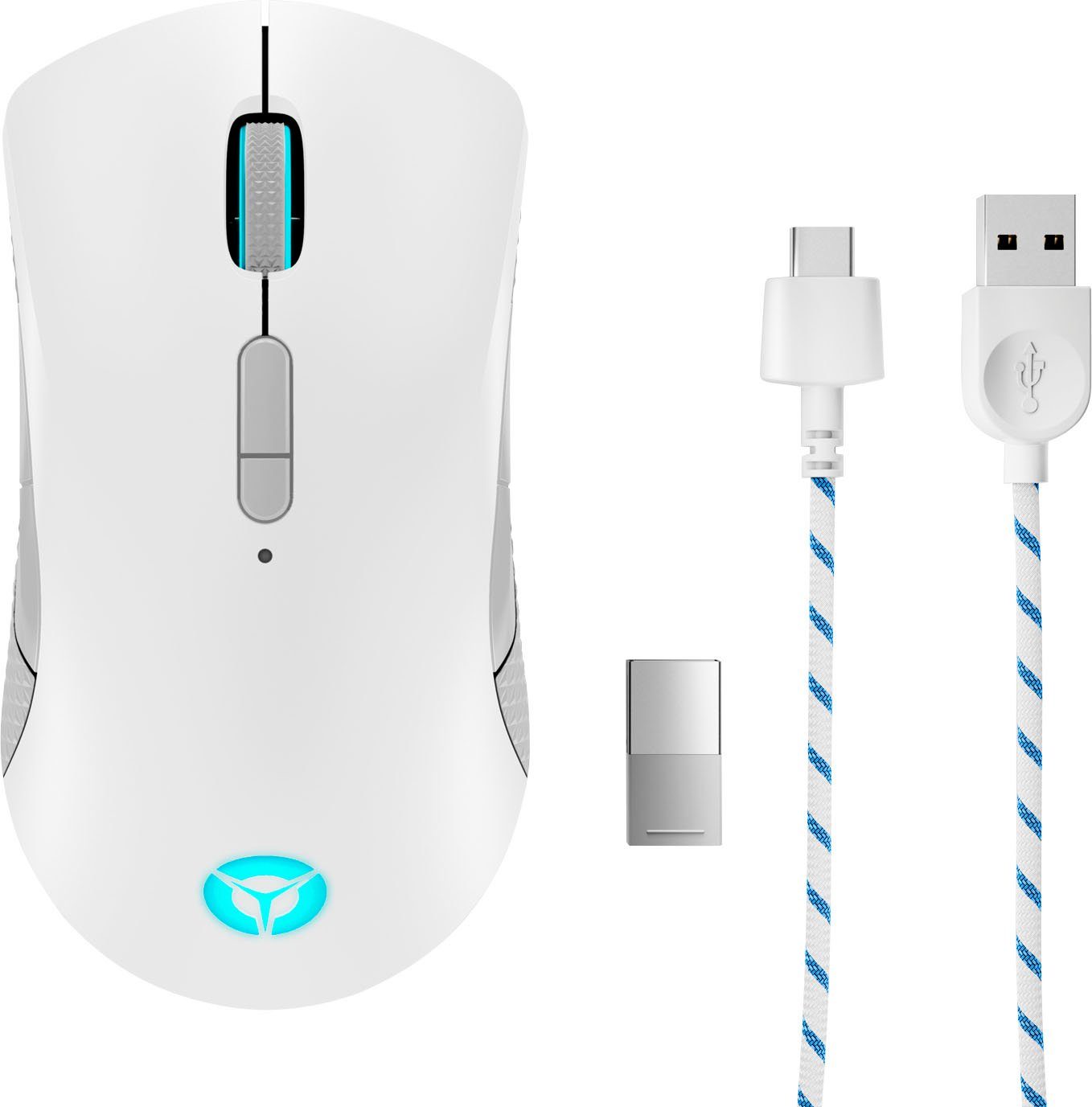 Lenovo Legion M600 Gaming-Maus (Bluetooth, kabelgebunden)