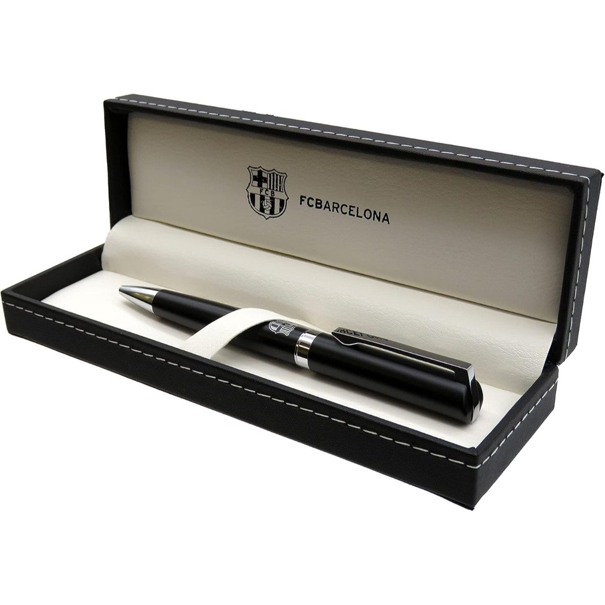 FC Barcelona Kugelschreiber - Metallstift eleganter Schreibstift im hochwertigen Etui, (2-tlg)