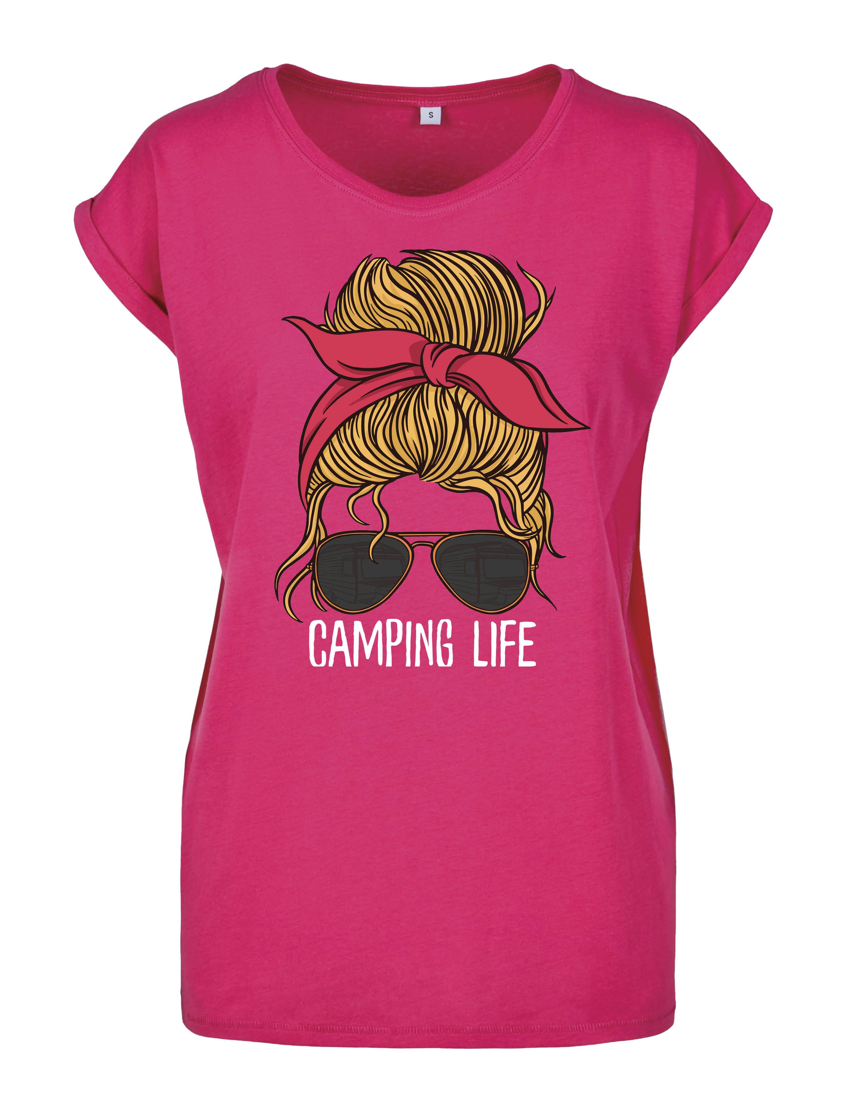 Youth Designz Print-Shirt "Camping Life Frau" günstig online kaufen