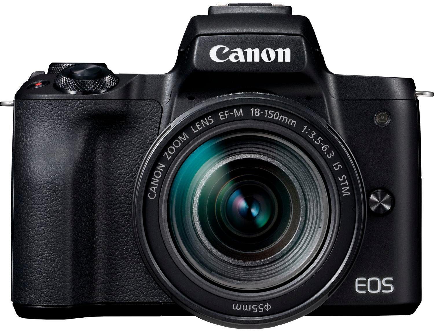 Canon EOS-M50 EF-M18-150 Kit Systemkamera (EF-M 18-150mm f/3.5-6.3 IS STM,  24,1 MP, Bluetooth, NFC, WLAN (Wi-Fi)