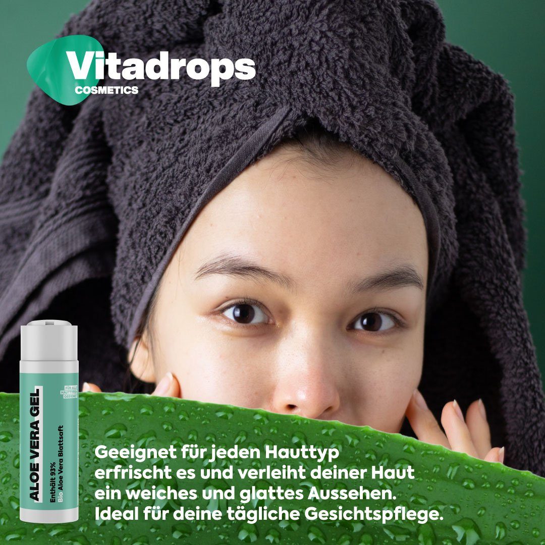 Gel Vitadrops Körperöl Vera 93 Vitadrops % Aloe