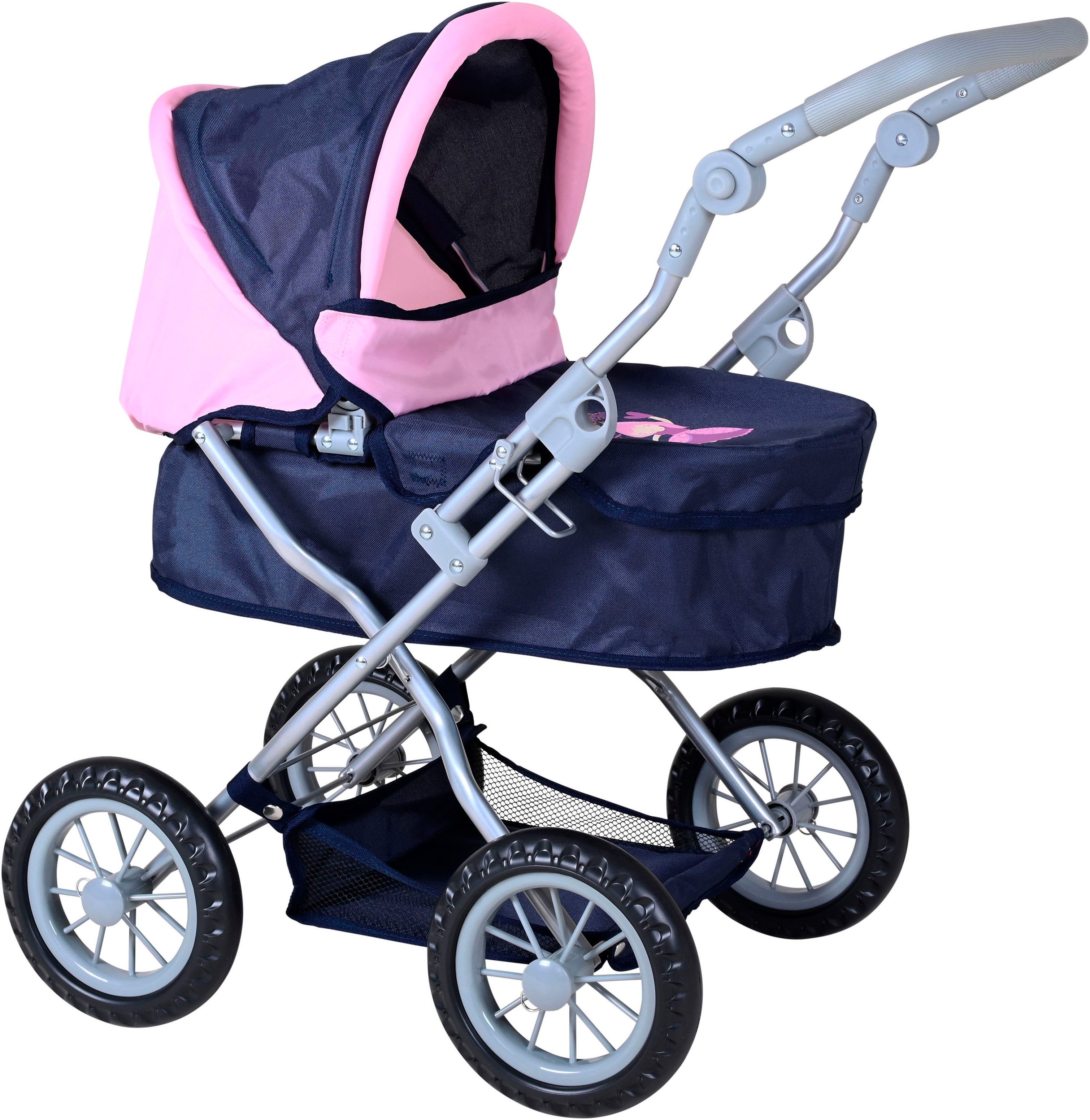 Knorrtoys® Puppenwagen First - princess blue günstig online kaufen