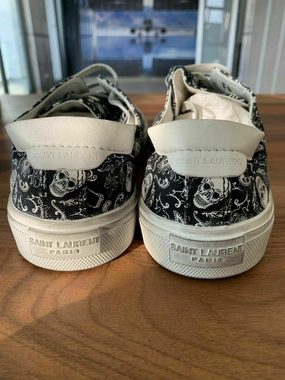 YVES SAINT LAURENT SAINT LAURENT YSL BEDFORD SKULL SNEAKERS TURNSCHUHE SHOES SCHUHE TRAIN Sneaker