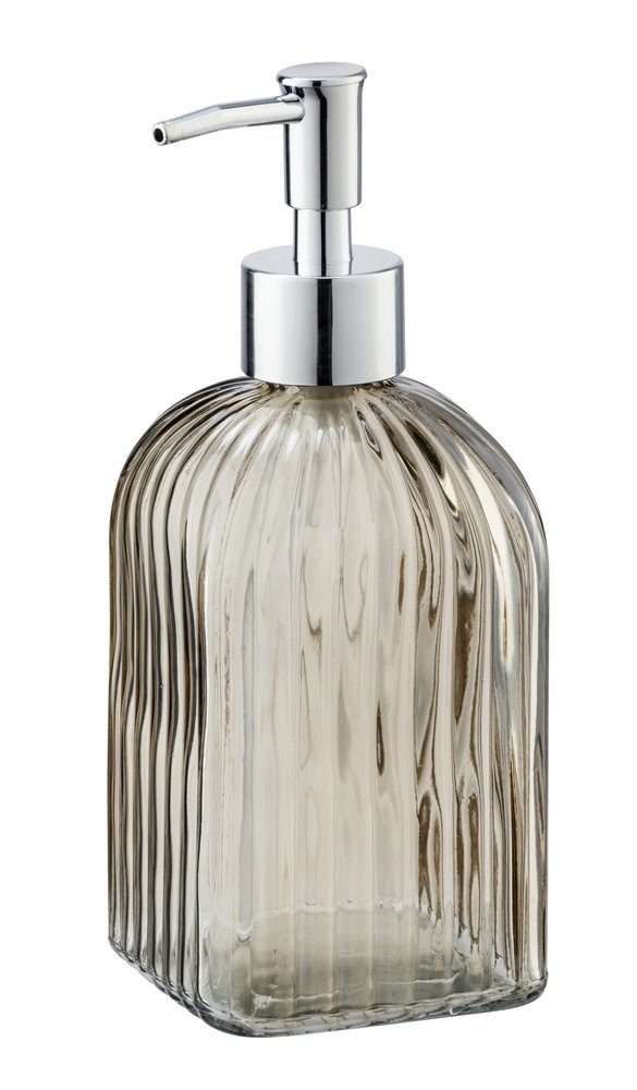 WENKO Badaccessoire-Set WENKO Seifenspender Vetro, eckig, Echtglas, Fassung günstig online kaufen