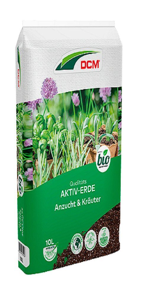 Blumenerde Cuxin DCM Aktiv-Erde Anzucht & Kräuter 10 l