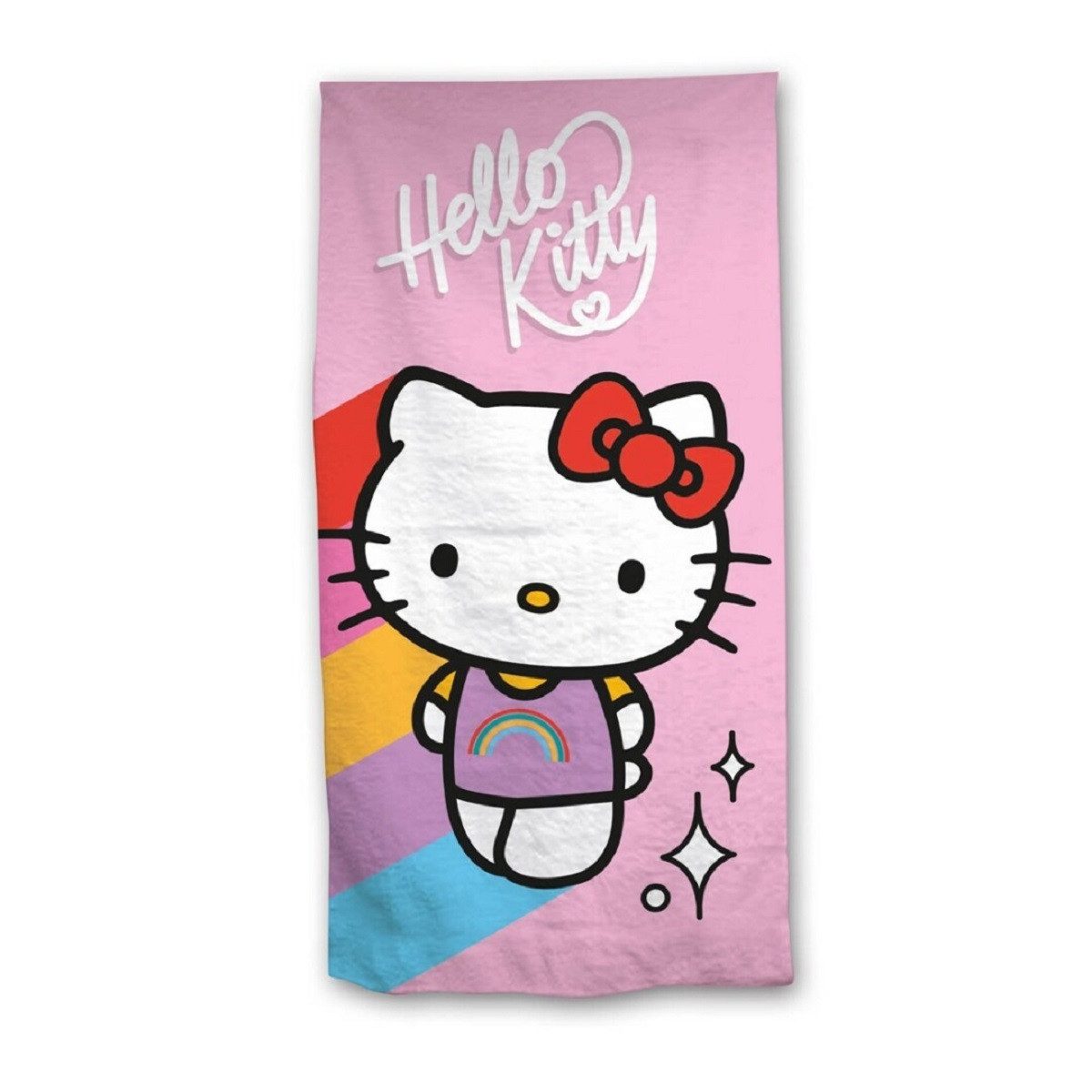 Hello Kitty Strandtuch Strandtuch 140x70 cm Weiches Badehandtuch für Fans
