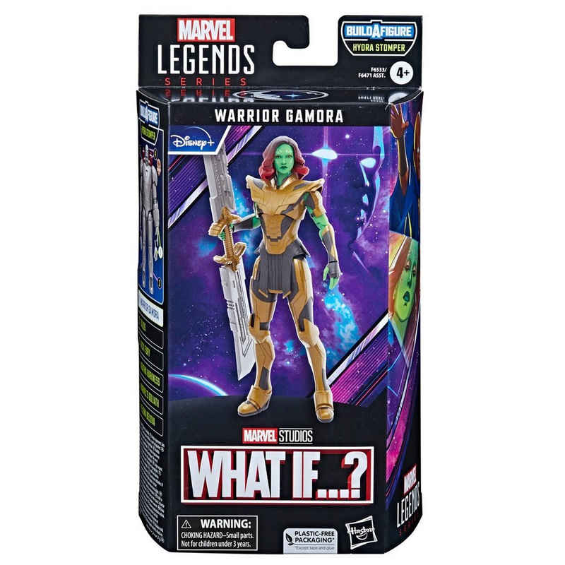 Hasbro Actionfigur Marvel Legends Disney+ What If…? Warrior Gamora BaF Actionfigur