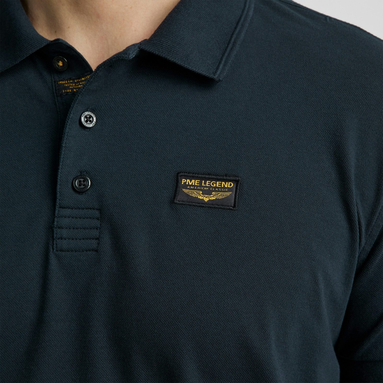 PME LEGEND Poloshirt mit Logostickerei