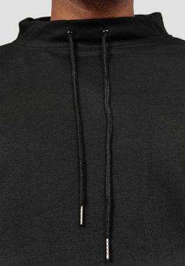 Egomaxx Sweatshirt Dünnes Sweatshirt Sport Longsleeve Pullover Sweater mit Bauchtasche (1-tlg) 3842 in Schwarz