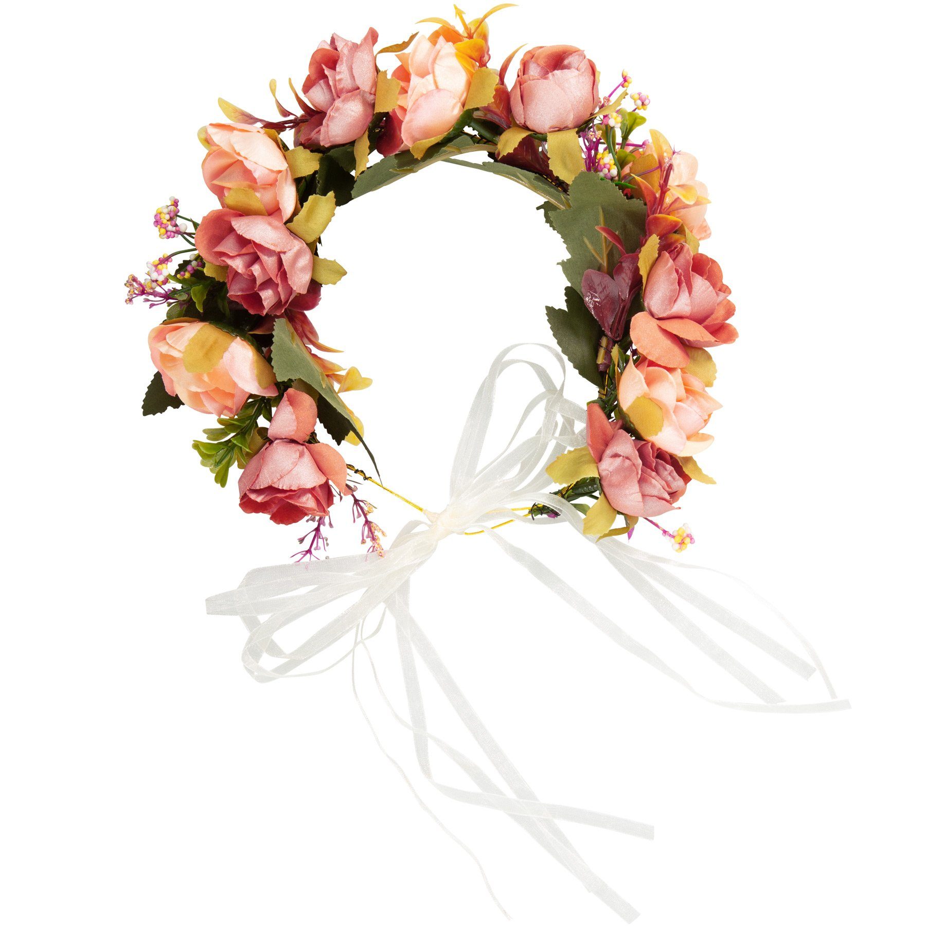 dressforfun Haarband Stirnband, Für viele Anlässe und Outfits, charmantes Accessoire, Haarschmuck, 1-tlg., Konfektionsgröße 0 in bunt, Natürlich und detailgenau gearbeitet, Per Satinschleife verstellbar