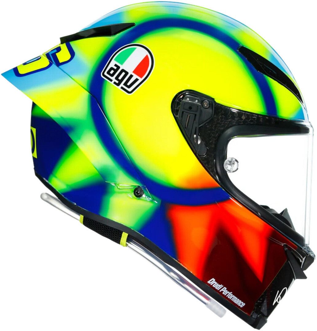 AGV Motorradhelm Pista GP RR Soleluna 2021 22.06 S26 Helm, Notfallsystem-Polsterung (EQRS)