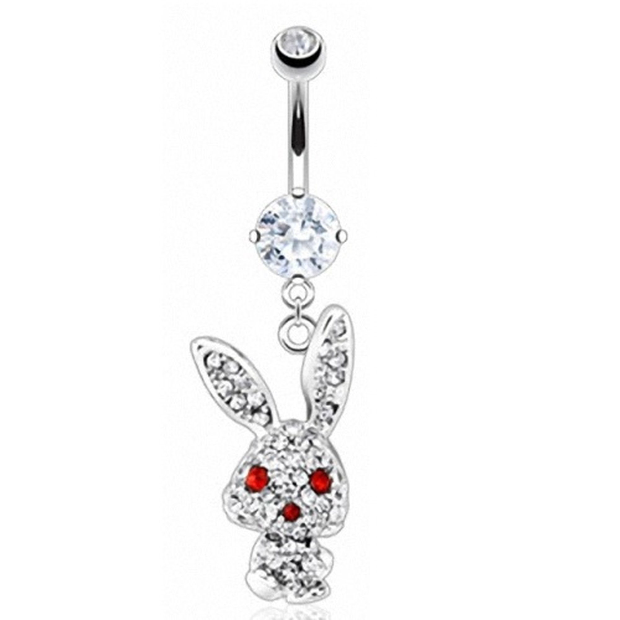 Taffstyle Bauchnabelpiercing Piercing Banane Stecker Anhänger Kristall