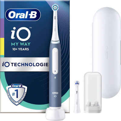 Oral-B Elektrische Zahnbürste iO My Way, Aufsteckbürsten: 2 St., iO Technologie