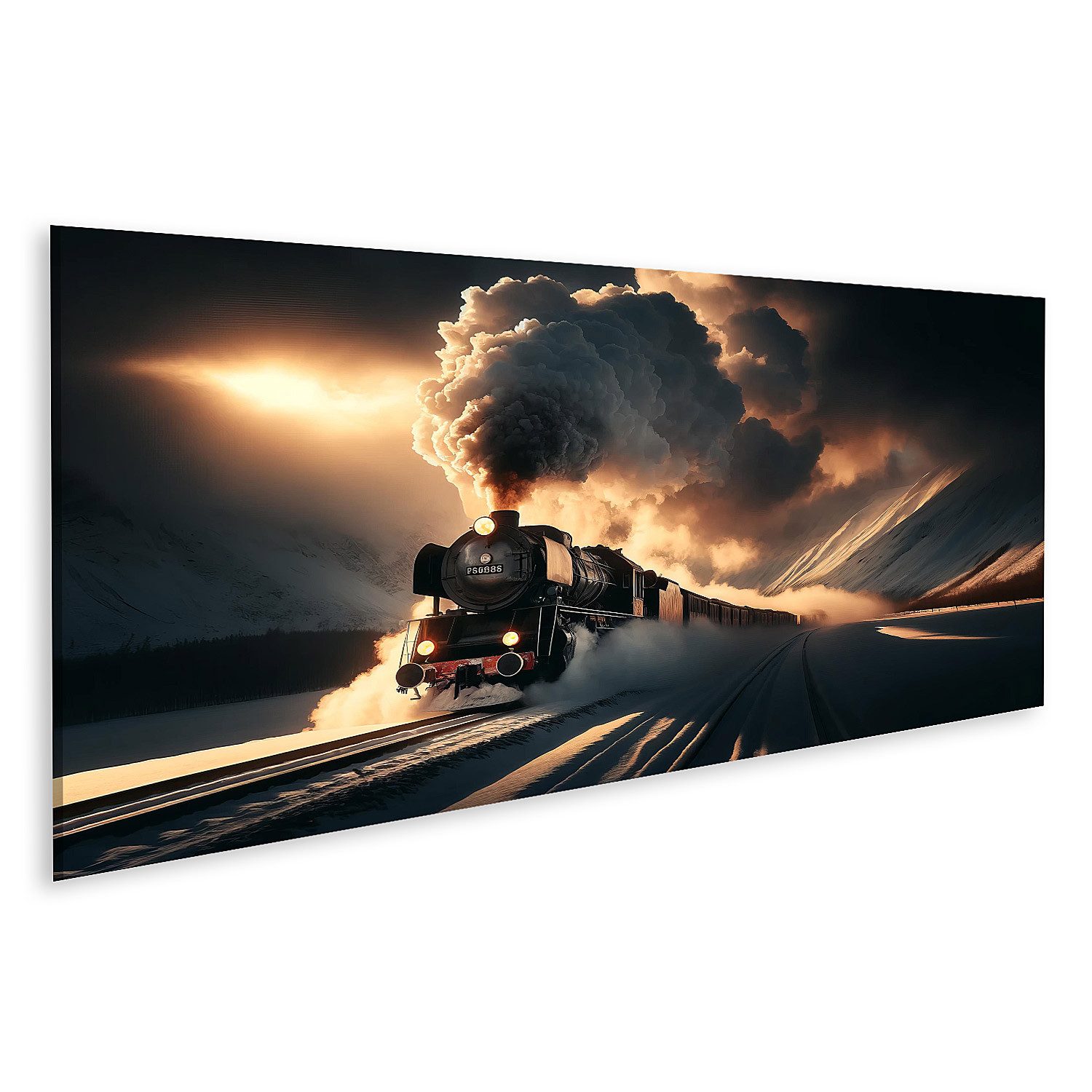 Leinwandbild Hochwertiges Panorama Wandbild aus Canvas-Leinwandgewebe