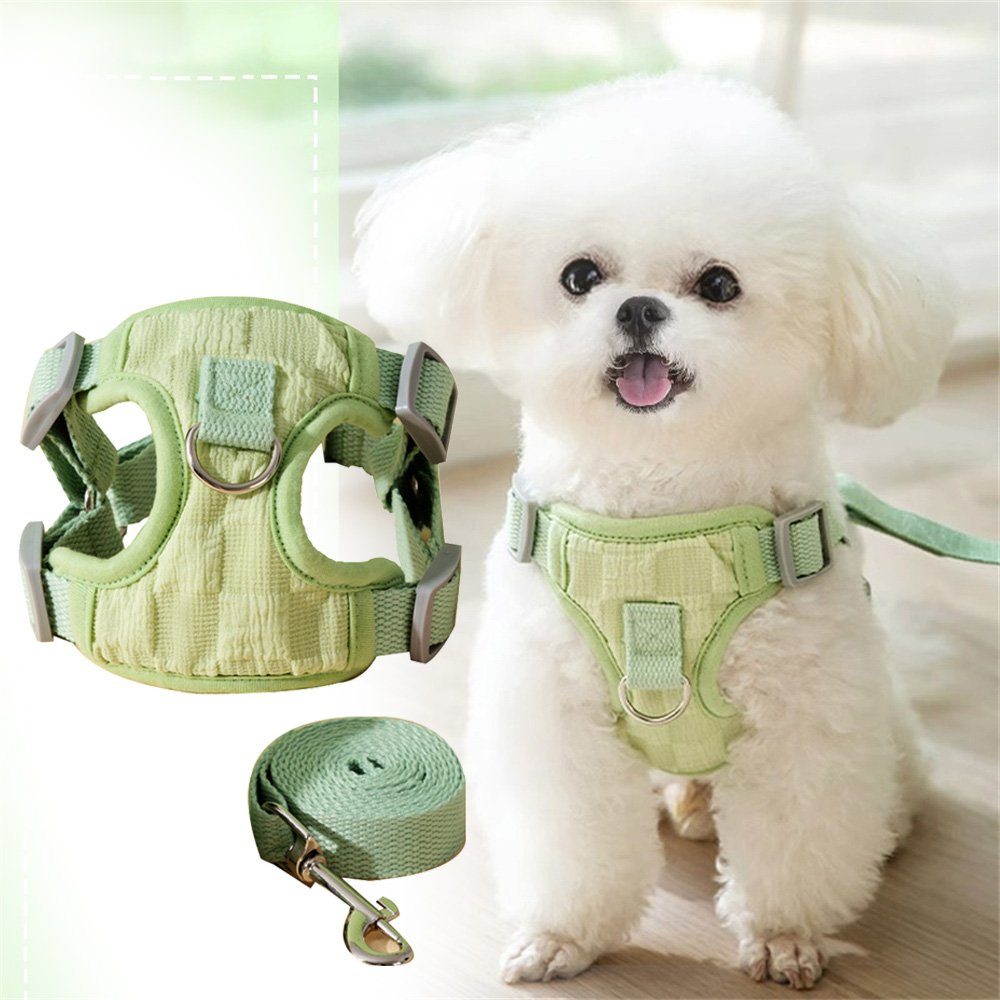 Dekorative Hunde-Geschirr Hunde Weich Vest, Einteiliges Haustier Brusttrage Set, Geeignet für kleine und mittelgroße Hunde