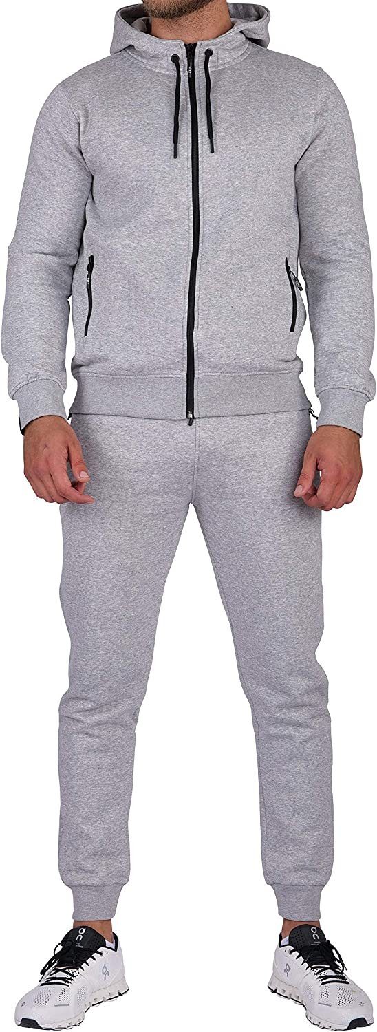 Basisstoff Trainingsanzug Basissuit Herren Jogging Anzug Trainingsanzug Sportanzug