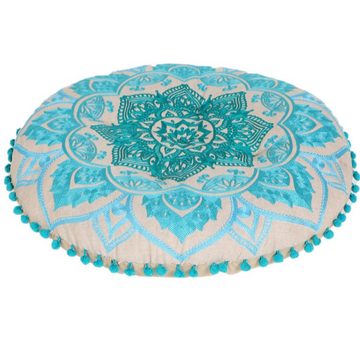 Marrakesch Orient & Mediterran Interior Pouf Orientalische Bodenkissen, Sitzkissen Bashar, Hocker, Yogakissen, Handarbeit