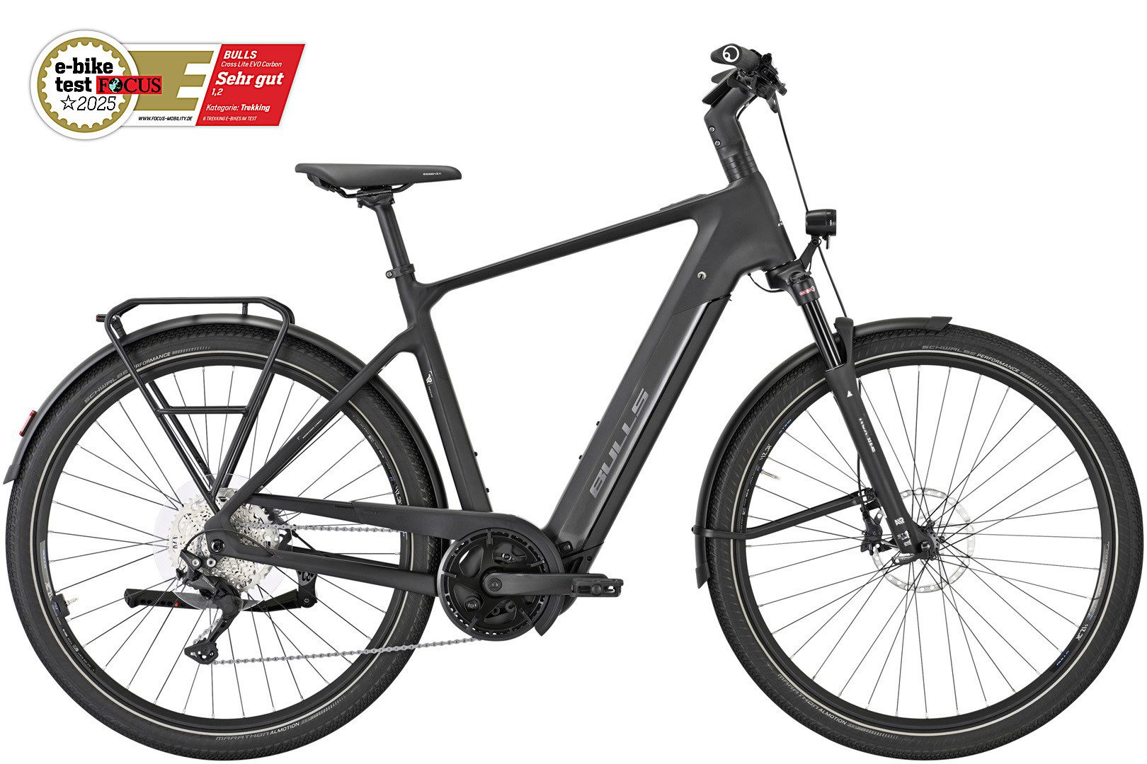 Bulls E-Bike Bulls Cross Lite EVO Carbon 800 Wh Herren grau 2026, 10 Gang Shimano Deore RD-M5120 shadow, Kettenschaltung, Bosch Performance Line CX GEN5 smart System