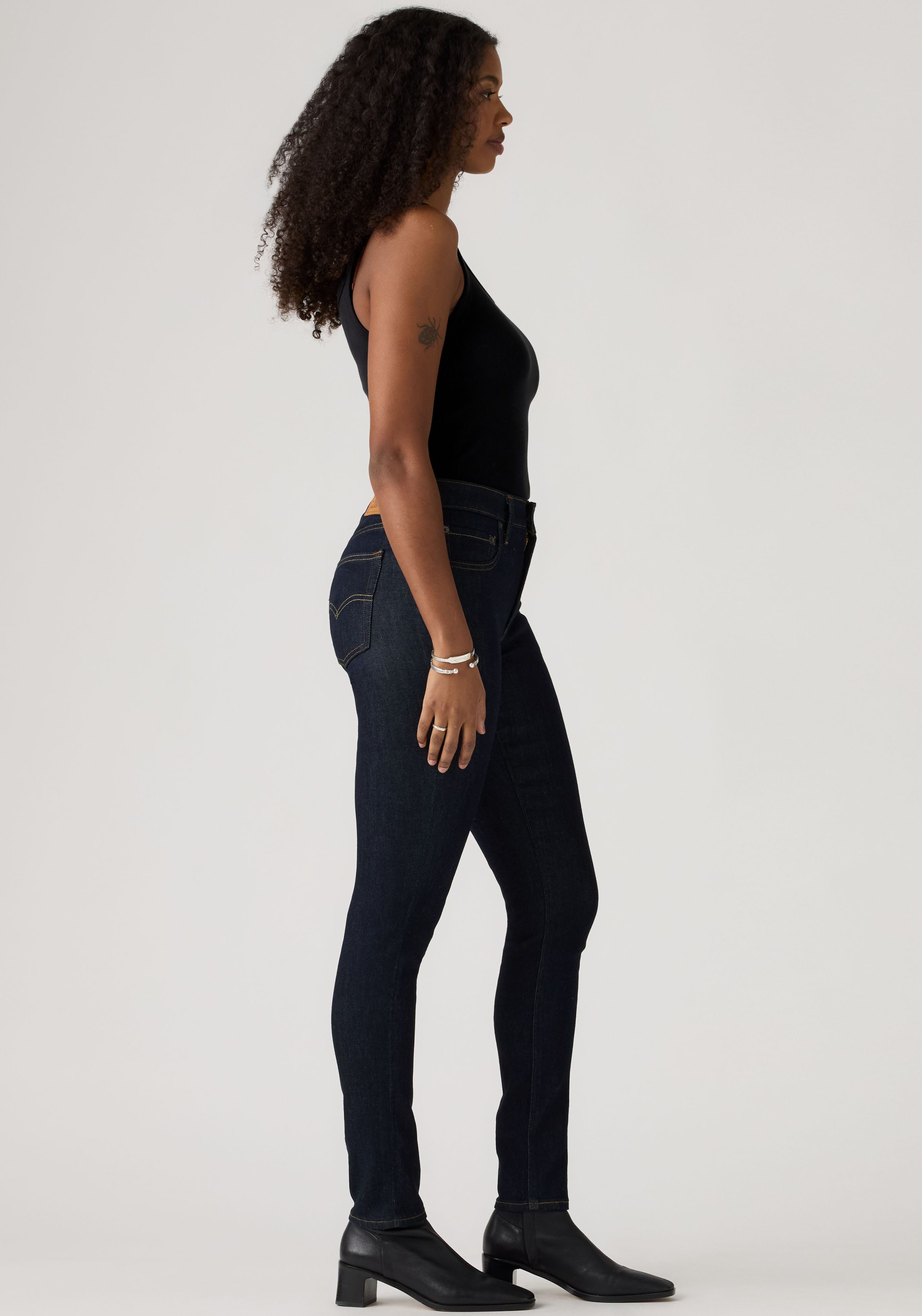 Profile Skinny-fit-Jeans mit hohem Bund – Bild 4 von 5
