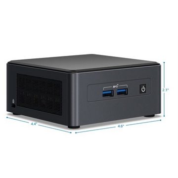 TERRA PC-Micro 6000 SILENT GREENLINE Mini-PC (Intel Core i5, Iris Xe Graphics, 16 GB RAM, 500 GB HDD)