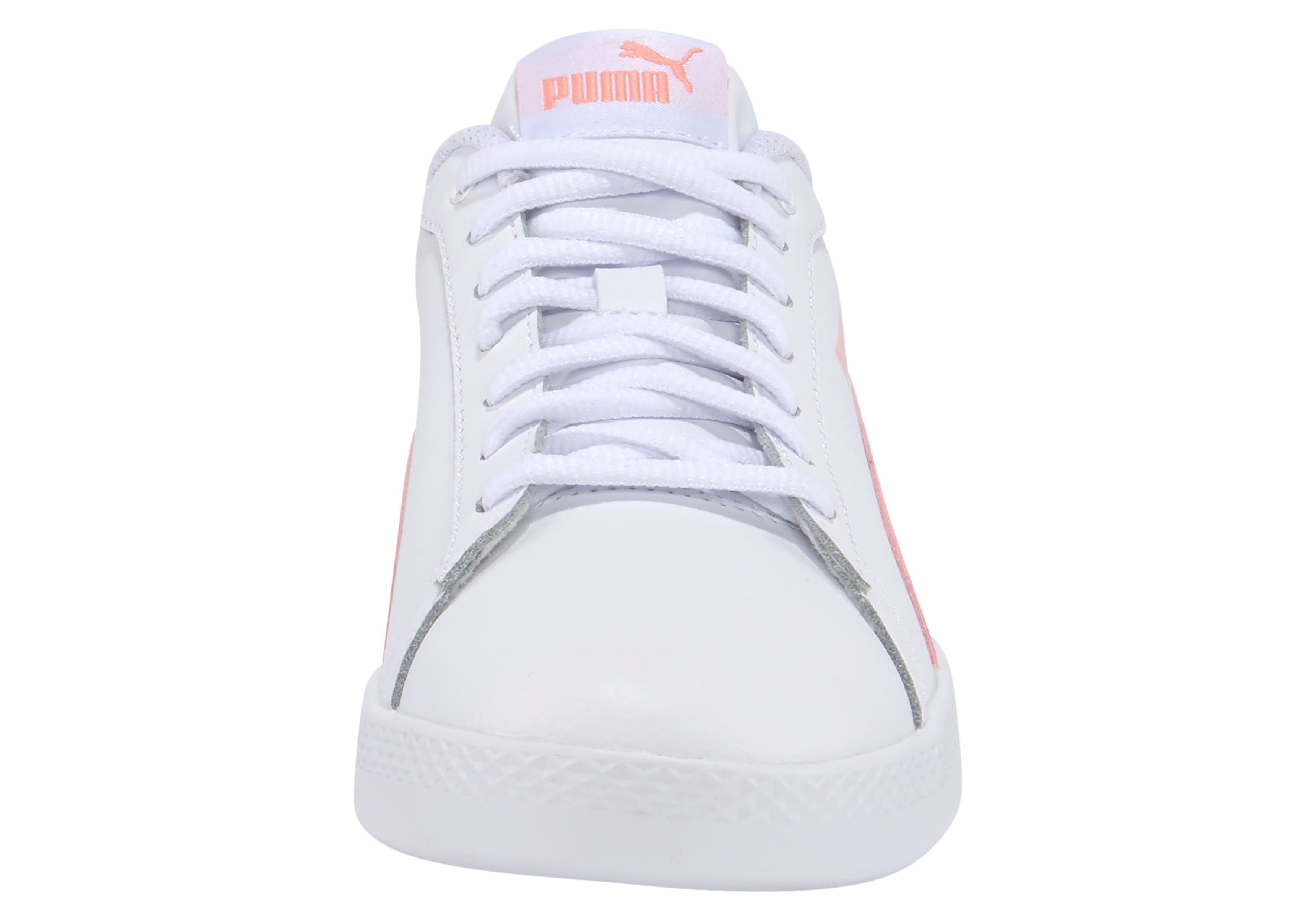 PUMA Blush-Puma Sneaker L Black V2 SMASH Puma WNS White-Apricot